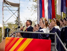 Церемония возложения цветов, посвященная 79-летию Победы в Великой Отечественной войне