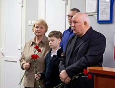 В спортивной школе №3 Благовещенска открыли уголок памяти Героя России Владимира Барахтенко