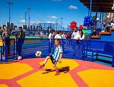 Лесную спортплощадку открыли в Благовещенске