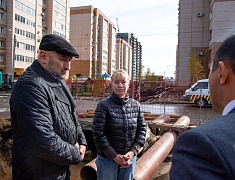 Мэр Благовещенска Олег Имамеев выехал на участок, где есть риски по началу отопительного периода