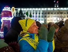 «Валенки-шоу» развернулось на главной площади Благовещенска 31 декабря