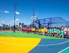 Лесную спортплощадку открыли в Благовещенске