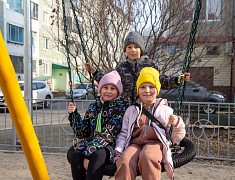 В центре Благовещенска преобразили ещё одну территорию, благоустроенную по программе «1000 дворов» 