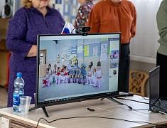 Онлайн-встреча объединила дошкольные учреждения двух стран