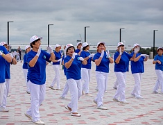 Торжественное открытие набережной реки Зея