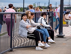 Торжественное открытие набережной реки Зея