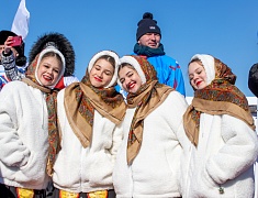 Соревнования по хоккею в рамках Международного российско-китайского фестиваля зимних видов спорта