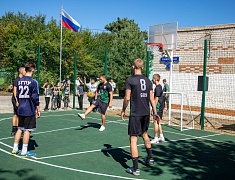 В селе Садовом Благовещенска открыли современную спортивную площадку