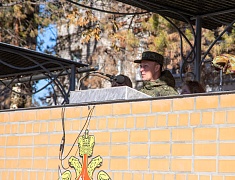 В Благовещенске юнармейцы соревнуются в военно-спортивной игре "Победа"