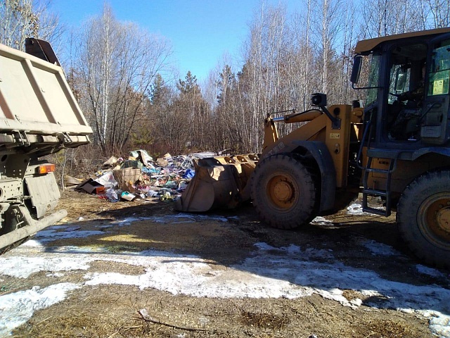 С начала года рабочие ГСТК «побороли» 18 несанкционированных свалок в Благовещенске