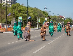 Флешмоб приуроченный к Международному Дню динозавров