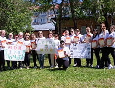 В детском саду № 5 в рамках корпоративной программы здоровьесбережения и в честь Дня города прошла оздоровительная акция «Город мой! Мои 170 км»