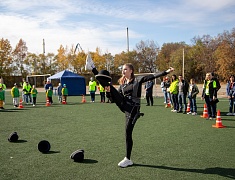 Сто юных благовещенцев с особенностями здоровья пробежали марафон