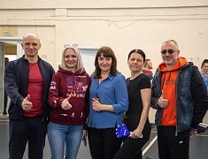 Сотрудники администрации Благовещенска, городской прокуратуры и депутаты сыграли в волейбол