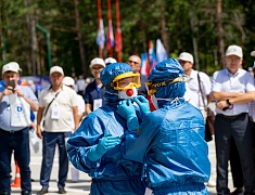 Командно-штабные учения по ликвидации условного очага особо опасного заболевания животных