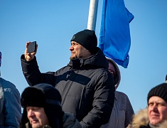 Автомобильные гонки в рамках Международного российско-китайского фестиваля зимних видов спорта