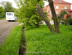 Мэр Благовещенска Олег Имамеев выехал на подтапливаемые во время дождей участки