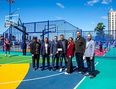 Лесную спортплощадку открыли в Благовещенске