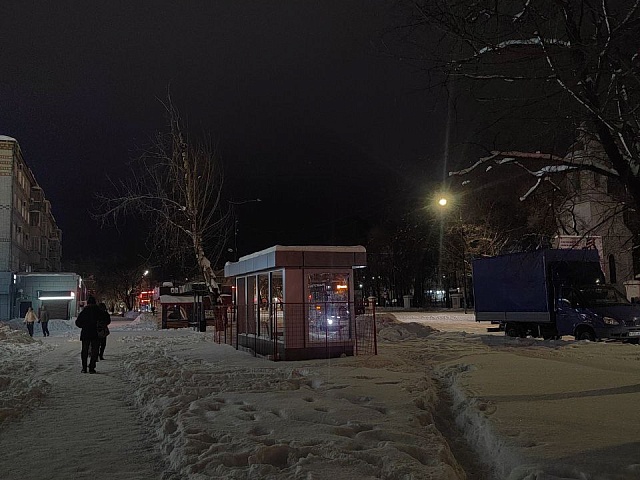 В Благовещенске устанавливают современные остановочные павильоны 