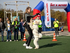 Сто юных благовещенцев с особенностями здоровья пробежали марафон