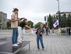 Порядка 350 благовещенцев вышли на общегородскую зарядку