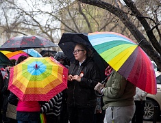 В Благовещенске во дворах ветеранов прошла акция "Поем двором"  