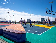 Лесную спортплощадку открыли в Благовещенске