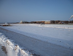 Темпы работ по возведению берегоукрепления Амура и Зеи оценили мэр амурской столицы Олег Имамеев