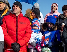 Соревнования по хоккею в рамках Международного российско-китайского фестиваля зимних видов спорта