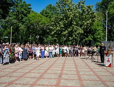 В Благовещенске открыли временный мемориал памяти участников локальных войн и конфликтов