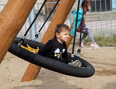 В Благовещенске открыли ещё одну территорию, благоустроенную по программе «1000 дворов»