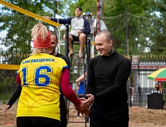 Турнир по пляжному волейболу с участием ветеранов СВО прошел в Благовещенске