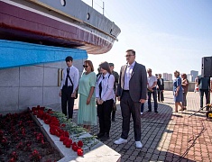 Память бойцов Великой Отечественной войны почтили в Благовещенске