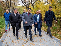 В Благовещенском Первомайском парке продолжается второй этап реконструкции