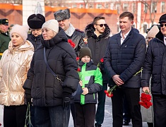 В Благовещенске почтили память защитников Отечества