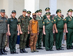 В Благовещенске торжественно открыли «Мурал Победы»