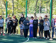 В селе Садовом Благовещенска открыли современную спортивную площадку