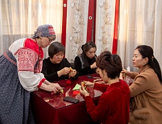 Женская делегация района Айгунь города Хэйхэ в Благовещенске