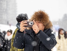 На площади Ленина и набережной Амура прошли народные гуляния в честь масленицы