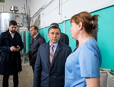 Мэр Олег Имамеев посетил производственный комплекс "Аметис"