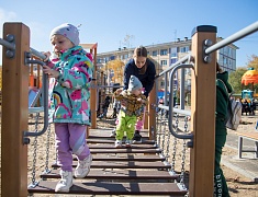 В Благовещенске открыли территории, благоустроенные по программе «1000 дворов» 