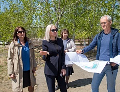 В Моховой Пади строят «умную» спортивную площадку 