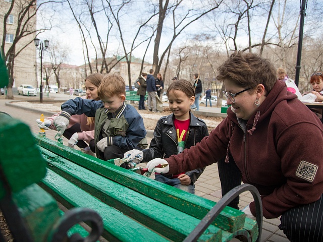 Общегородской субботник "Город берегу"