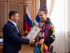 Встреча мэра Олега Имамеева с членами "звездного" жюри "Детство на Амуре"