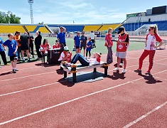 Семья из Благовещенска на областном Фестивале ГТО