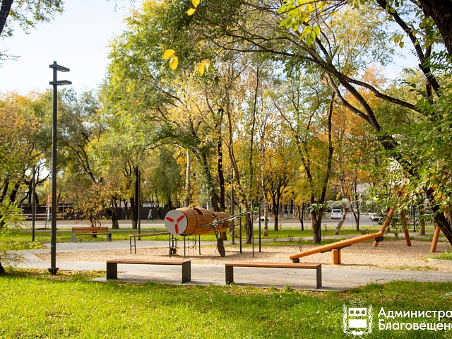 Рекордное благоустройство: Благовещенск готовится к открытию сразу четырёх новых скверов