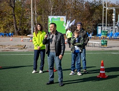 Сто юных благовещенцев с особенностями здоровья пробежали марафон