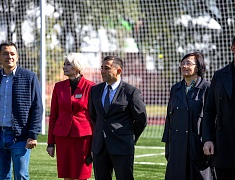 В Благовещенске открыли стадион Алексеевской гимназии