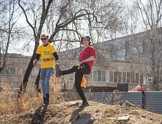 В Благовещенске прошел «здоровый» субботник