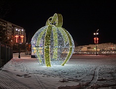 Благовещенск преображается к Новому году